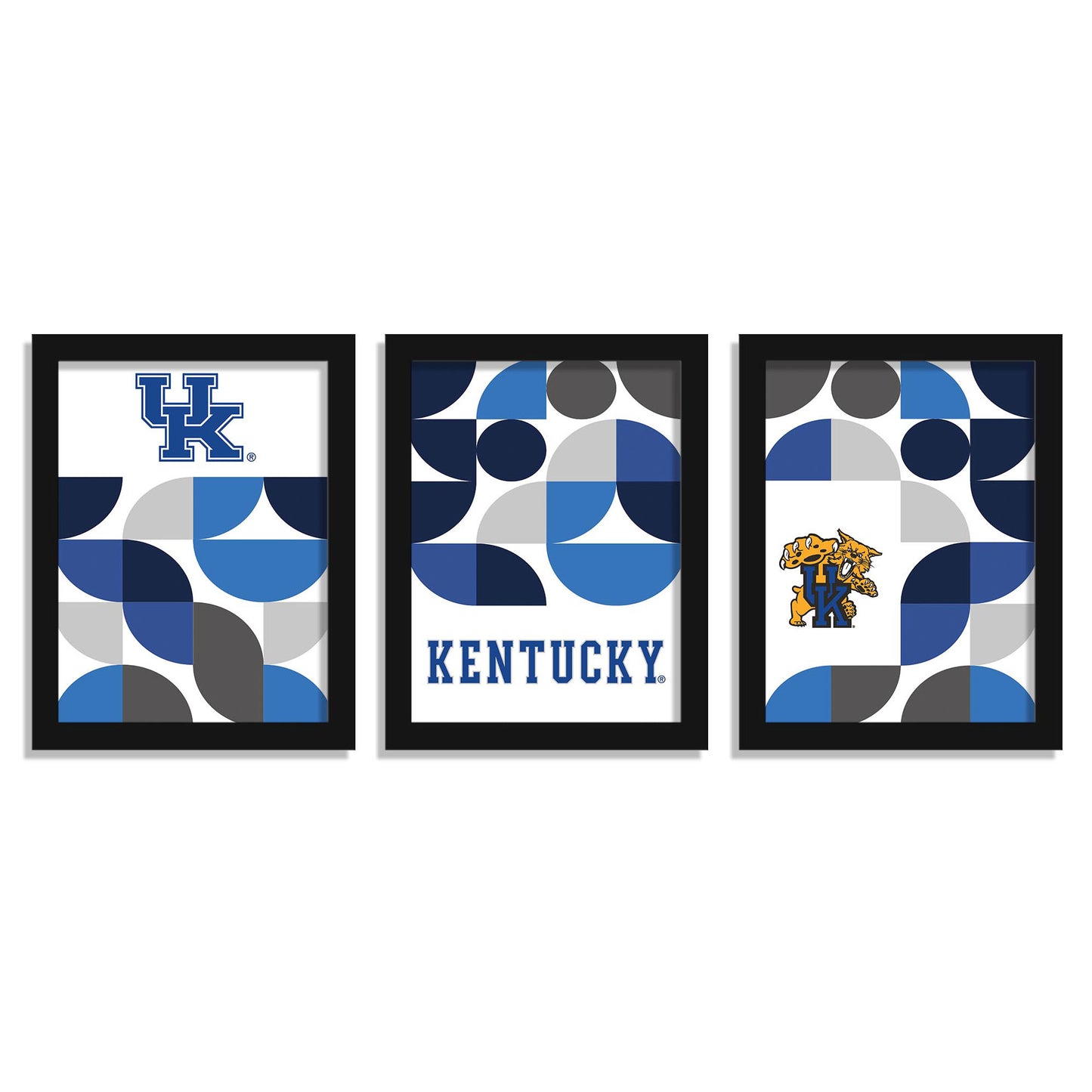 Kentucky Wildcats 12" x 16" Framed Minimalist Print Set