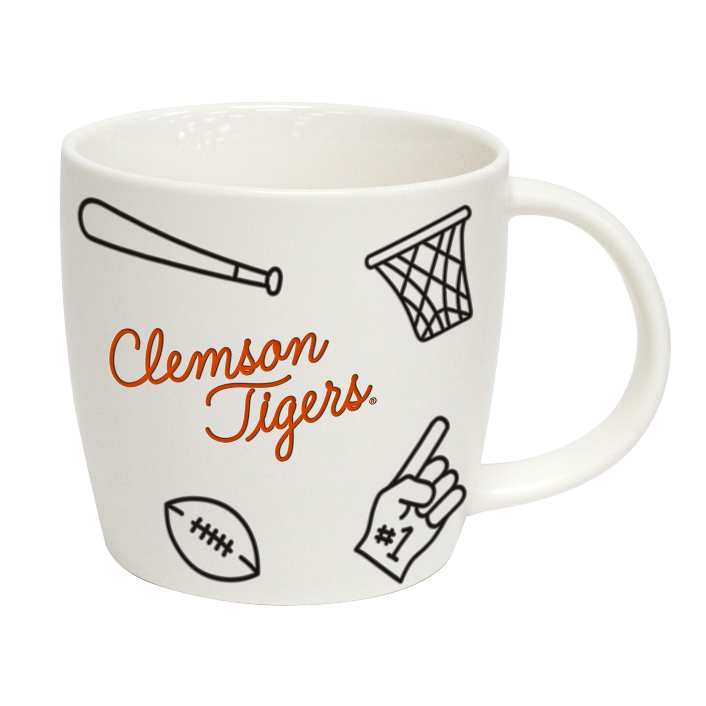 Clemson Tigers 18oz. Playmaker Mug