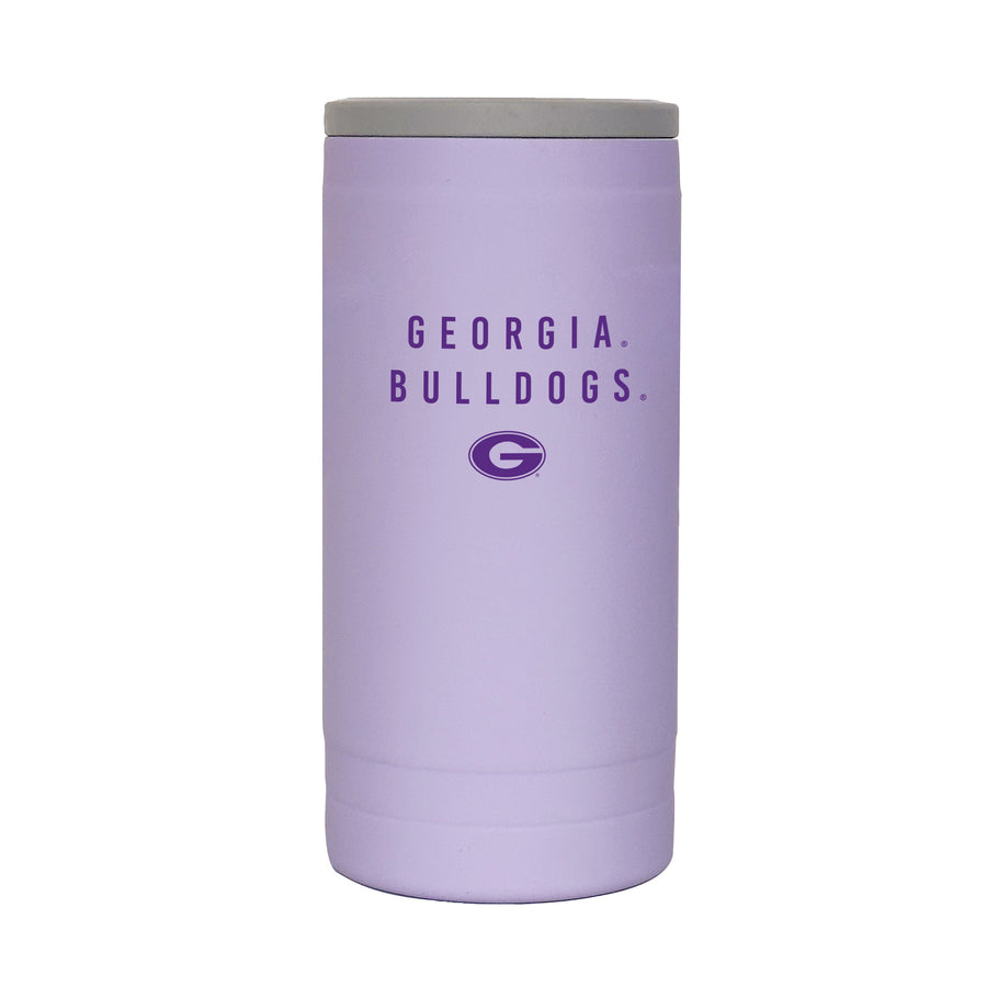 Georgia Bulldogs 12oz. Lavender Soft Touch Slim Coolie