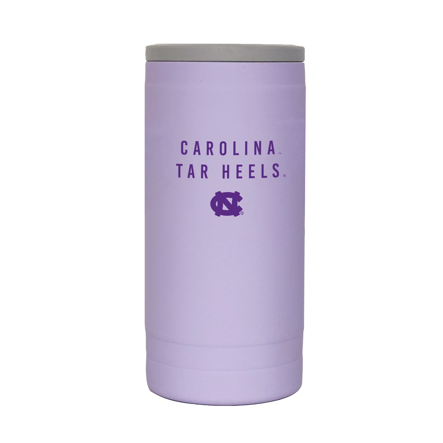 North Carolina Tar Heels 12oz. Lavender Soft Touch Slim Coolie