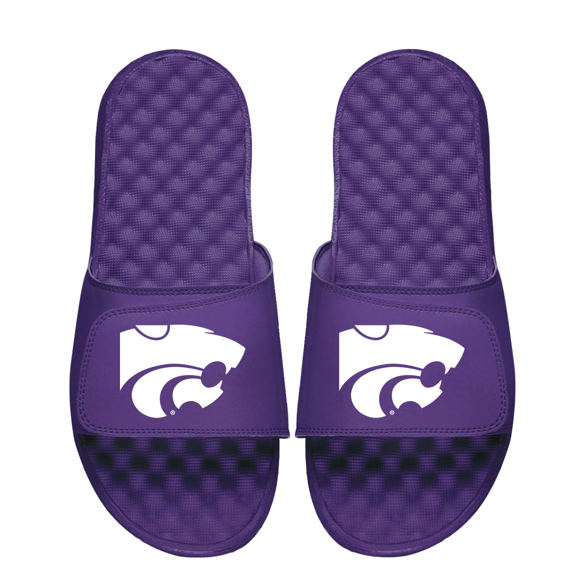 Men's ISlide  Kansas State Wildcats Primary Logo Slide Sandals Slide Sandals