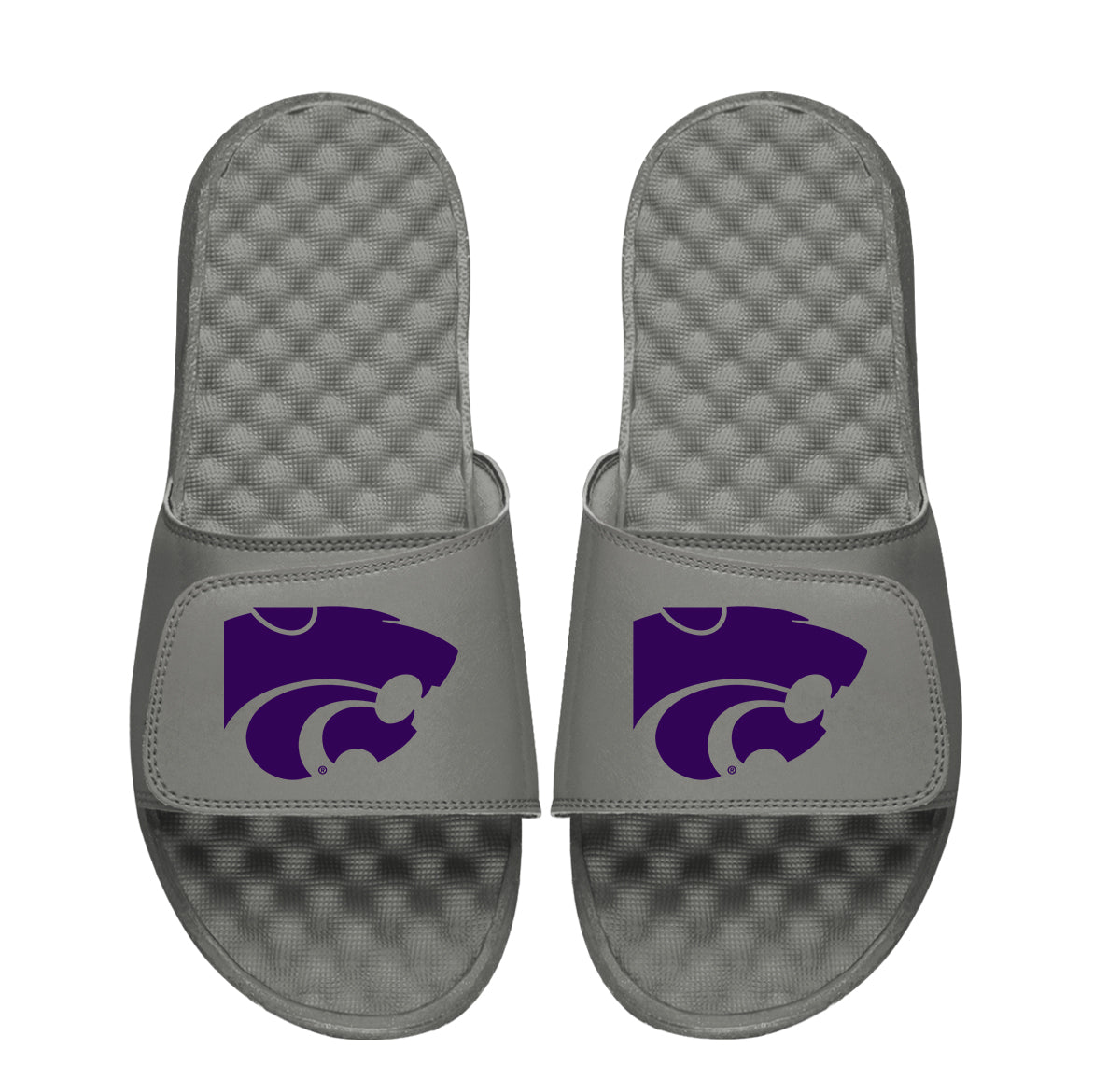 Men's ISlide  Kansas State Wildcats Primary Logo Slide Sandals Slide Sandals