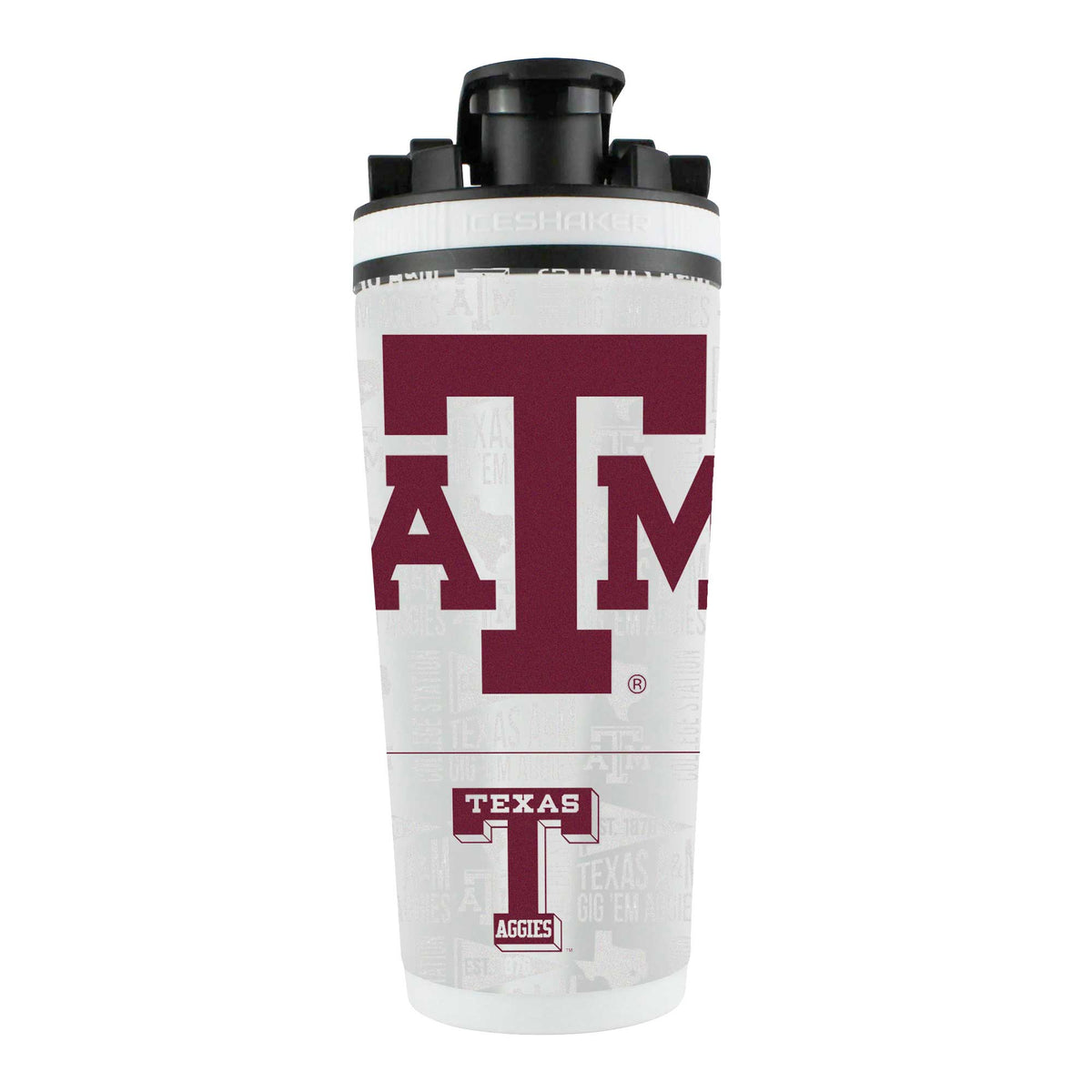 WinCraft Texas A&M Aggies 26oz. 4D Stainless Steel Ice Shaker Bottle