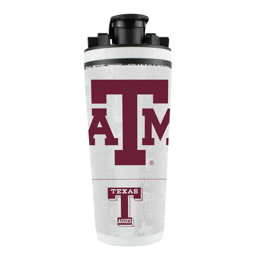WinCraft Texas A&M Aggies 26oz. 4D Stainless Steel Ice Shaker Bottle