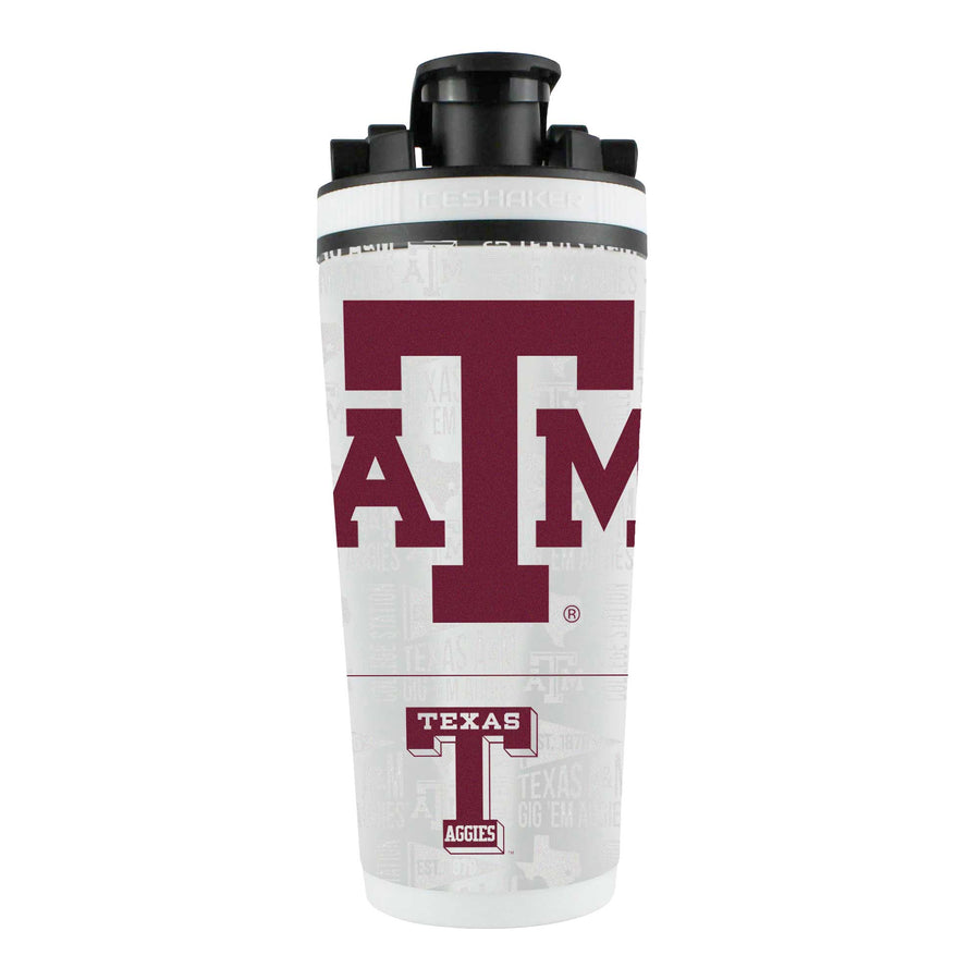 WinCraft Texas A&M Aggies 26oz. 4D Stainless Steel Ice Shaker Bottle