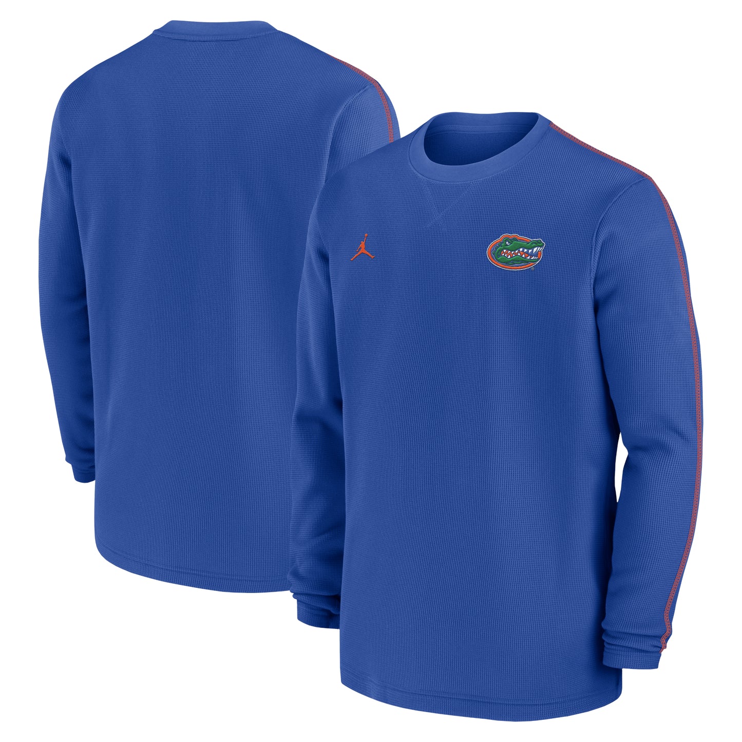 Men's Jordan Brand Royal Florida Gators 2024 Sideline Coaches Long Sleeve Top