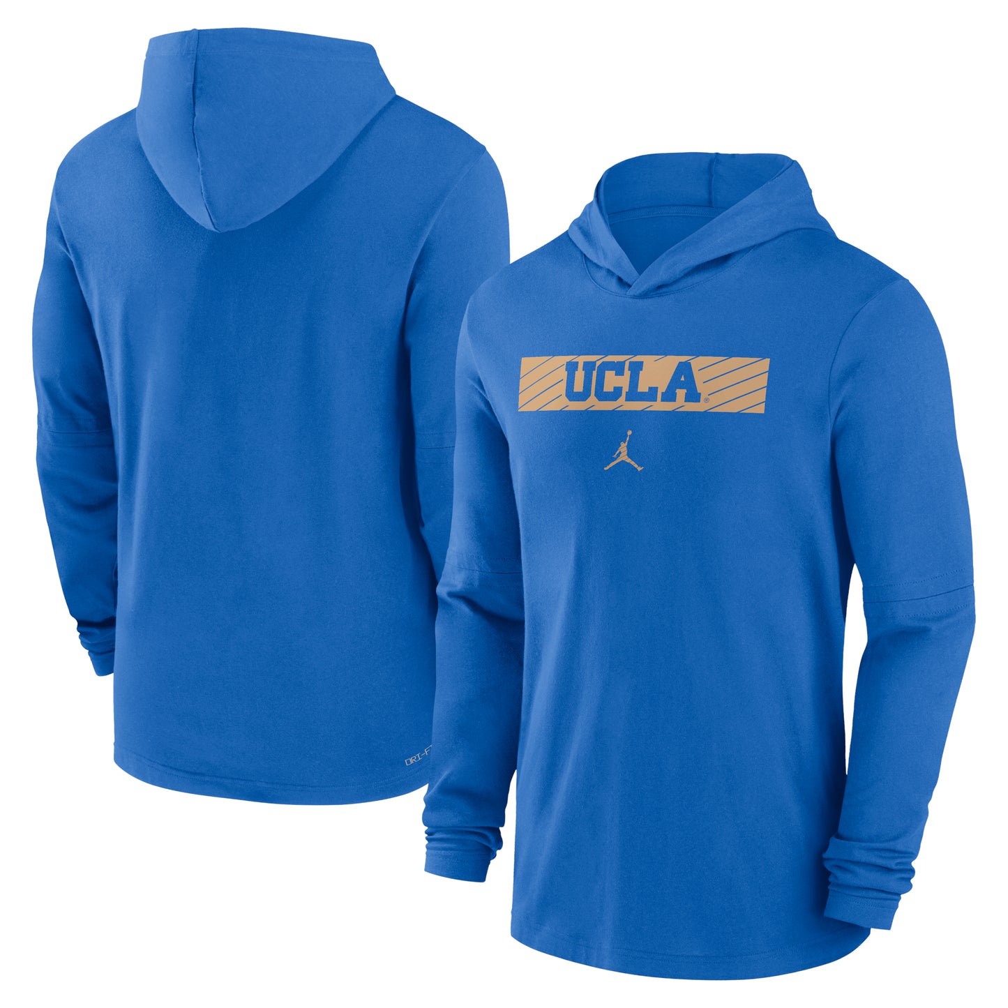 Men's Jordan Brand Light Blue UCLA Bruins Sideline Hoodie Performance Long Sleeve T-Shirt