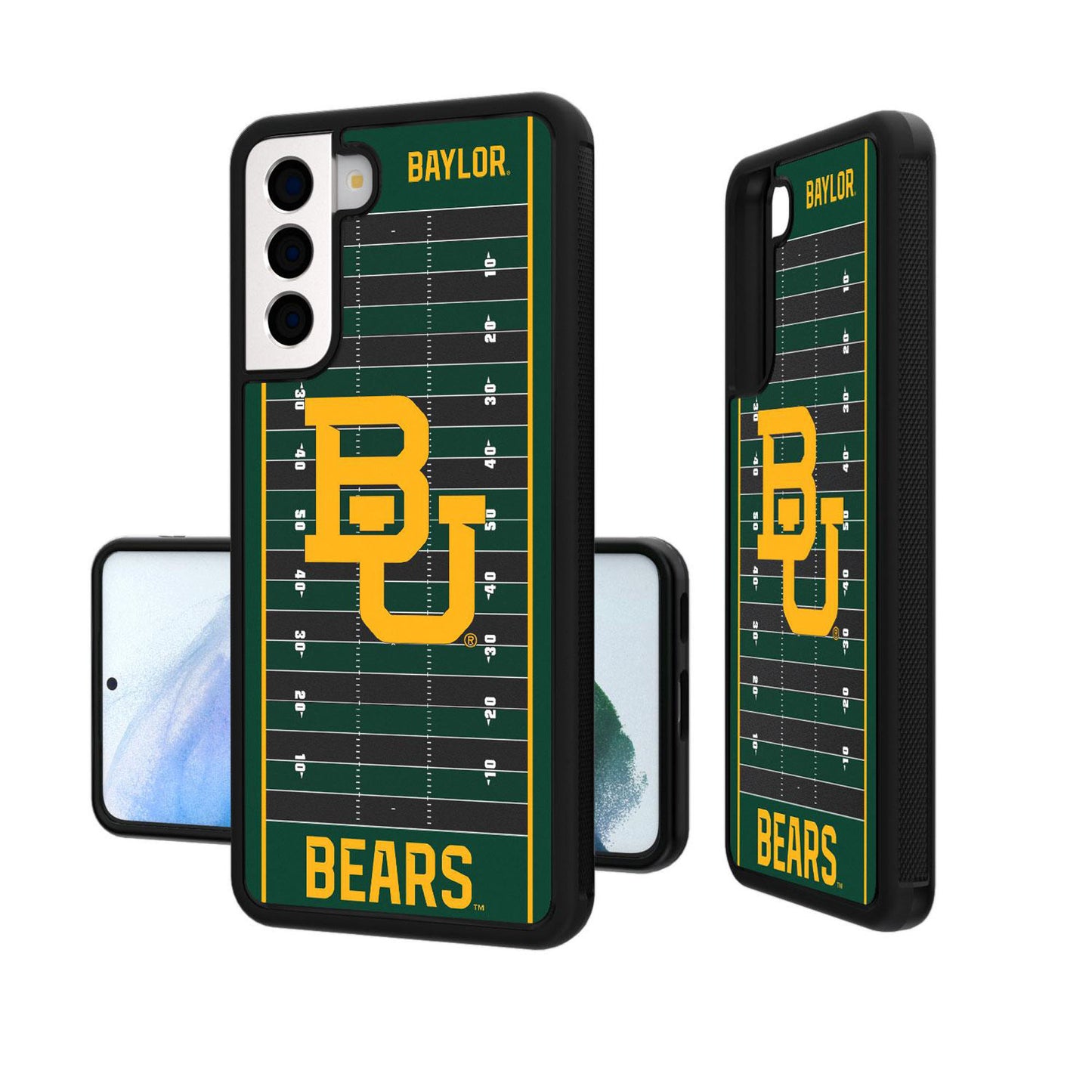 Keyscaper  Baylor Bears Solid Galaxy Bump Case