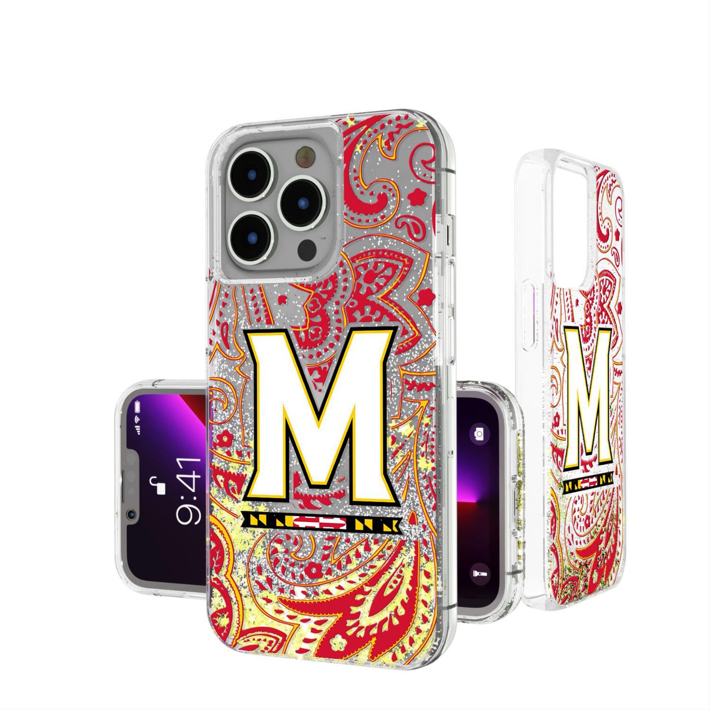 Keyscaper  Maryland Terrapins Memories Print iPhone Glitter Case