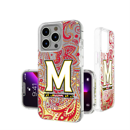 Keyscaper  Maryland Terrapins Memories Print iPhone Glitter Case