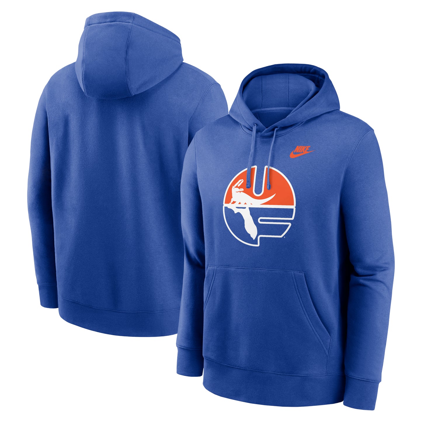 Men's Nike Royal Florida Gators Legacy Logo Club Fleece Pullover Hoodie