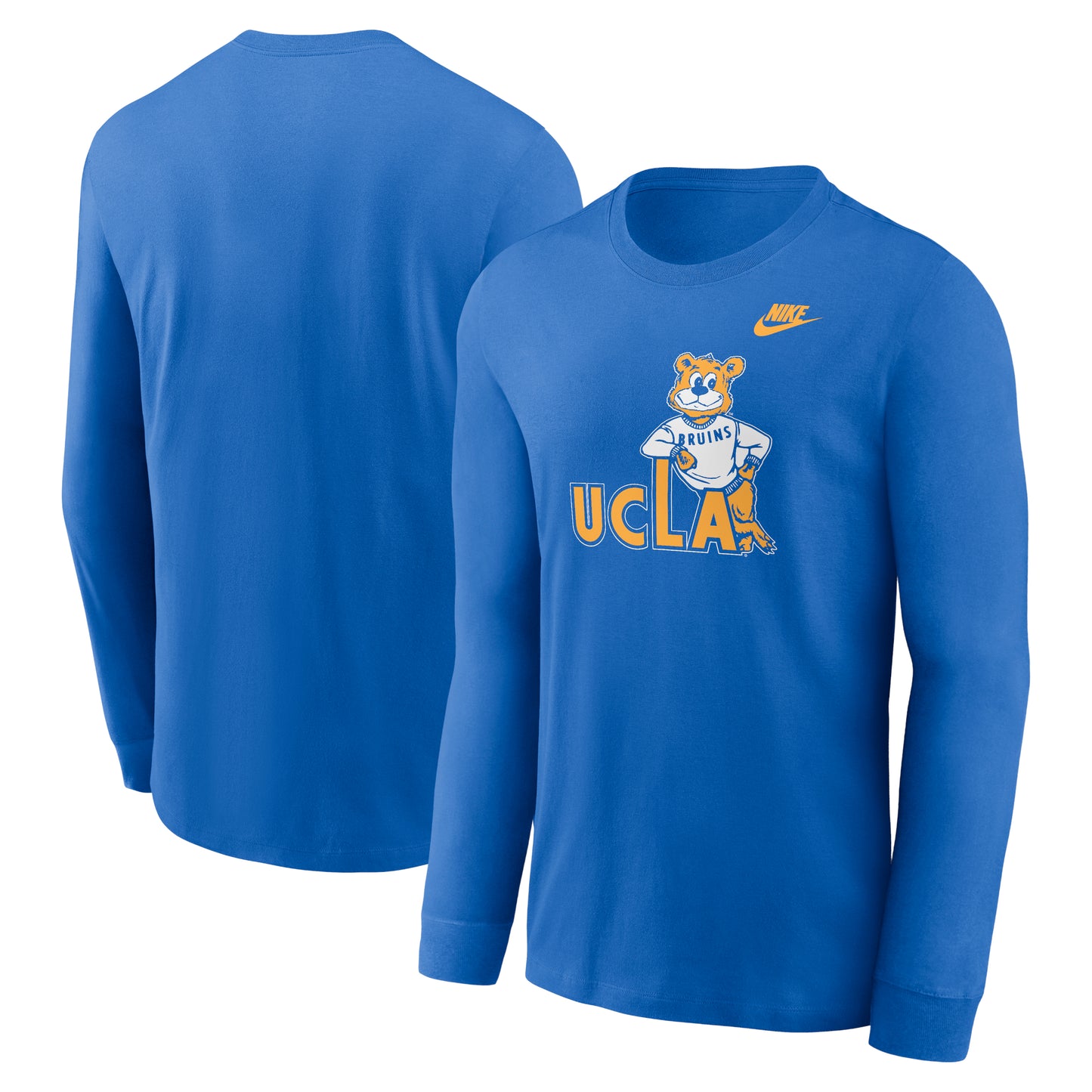 Men's Nike Blue UCLA Bruins Legacy Primary Logo Long Sleeve T-Shirt