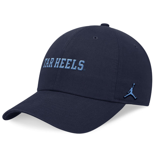 Men's Jordan Brand Navy North Carolina Tar Heels 2024 On-Field Club Adjustable Hat