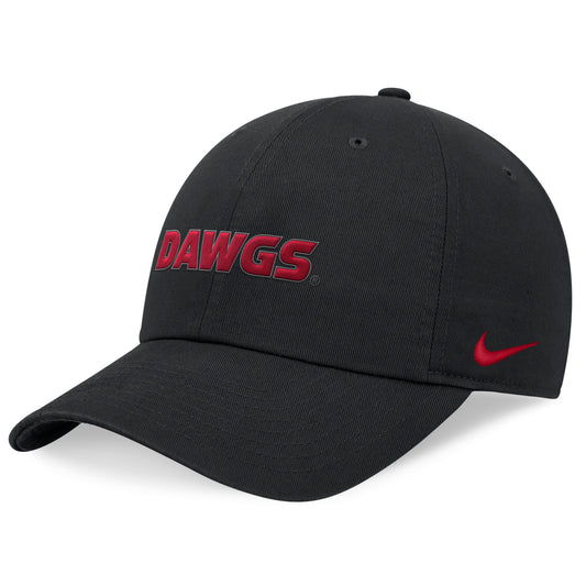 Men's Nike Black Georgia Bulldogs 2024 On-Field Club Adjustable Hat