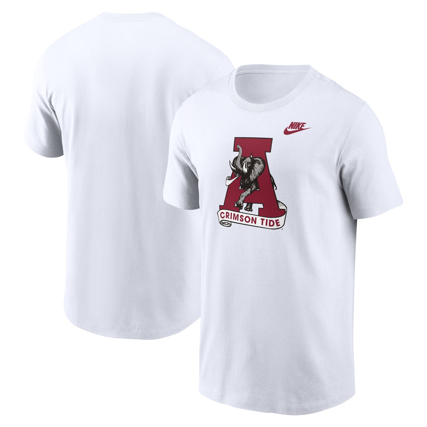 Men's Nike White Alabama Crimson Tide Legacy Alternate Logo T-Shirt