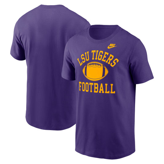 Men's Nike Purple LSU Tigers Legacy Football Icon T-Shirt