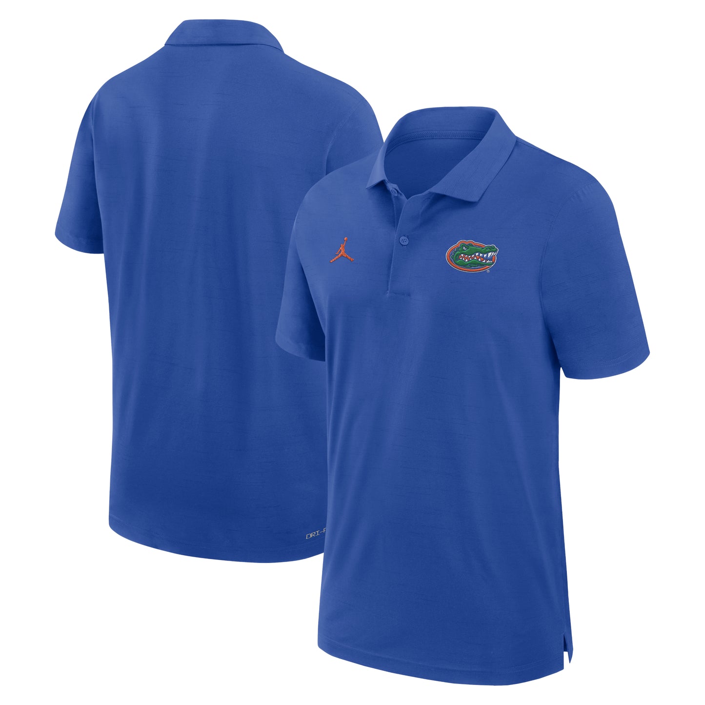 Men's Jordan Brand Royal Florida Gators Sideline Woven Performance Polo