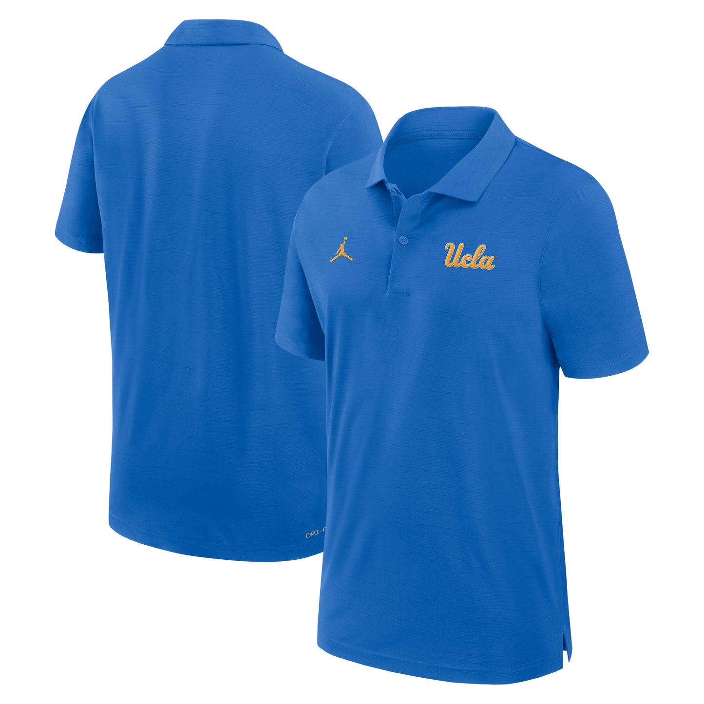 Men's Jordan Brand Blue UCLA Bruins Sideline Woven Performance Polo