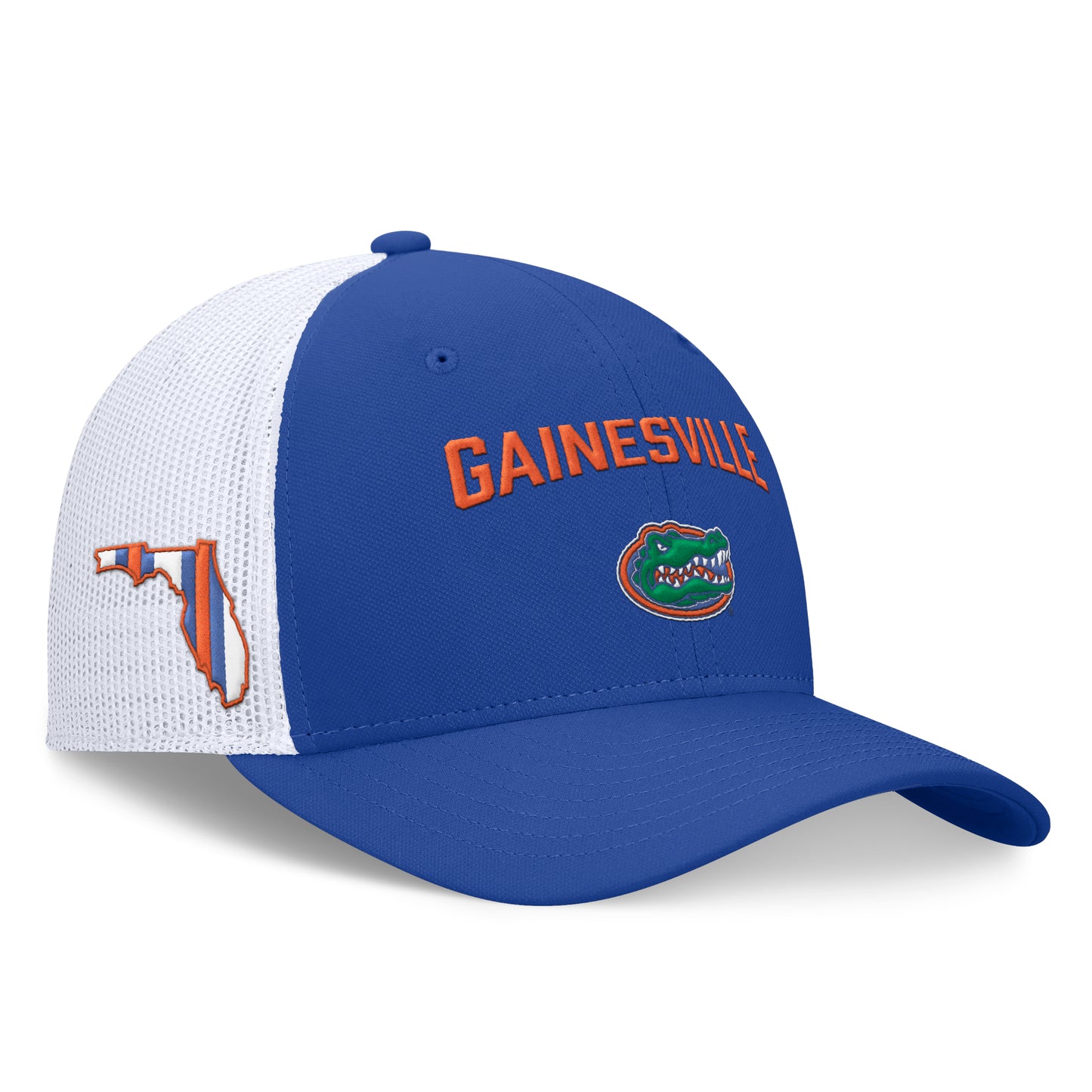 Men's Jordan Brand Royal/White Florida Gators Primetime Rise City Trucker Adjustable Hat