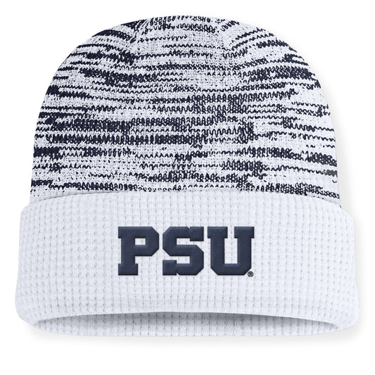 Men's Nike White/Navy Penn State Nittany Lions Primetime Terra Cuffed Knit Hat