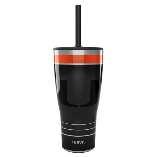 Tervis Miami Hurricanes 30oz. Night Game Tumbler with Straw