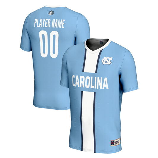 Youth GameDay Greats Carolina Blue North Carolina Tar Heels Pick-A-Player NIL Men's Soccer Jersey