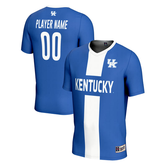 Youth GameDay Greats Royal Kentucky Wildcats Pick-A-Player NIL Men's Soccer Jersey