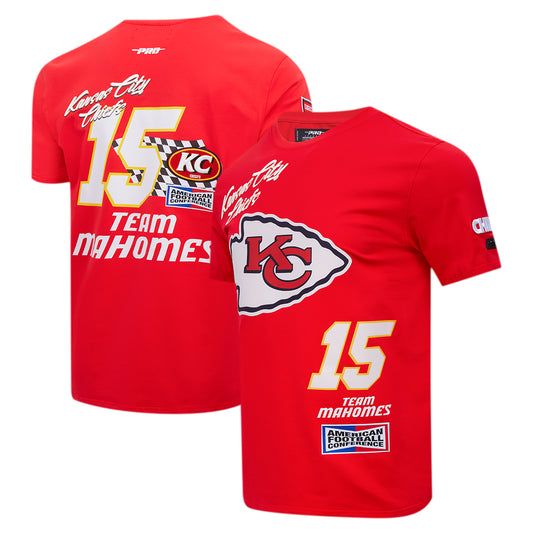 Men's Pro Standard Patrick Mahomes Red Kansas City Chiefs Fast Lane Name & Number Player T-Shirt