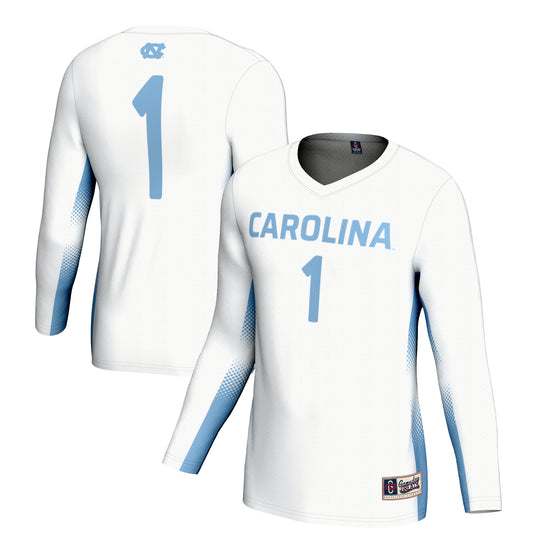 Unisex GameDay Greats #1 White North Carolina Tar Heels Women's Volleyball Jersey