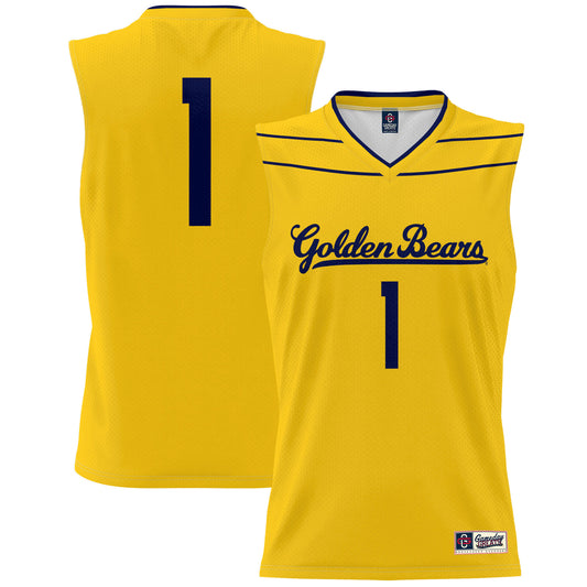 Youth GameDay Greats #1 Gold Cal Bears Lightweight Basketball Fashion Jersey