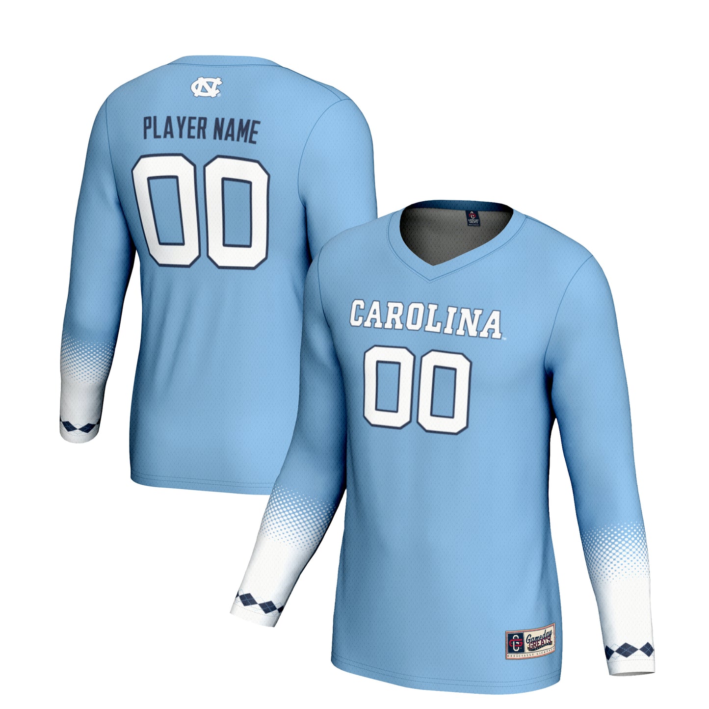 Unisex GameDay Greats Carolina Blue North Carolina Tar Heels Pick-A-Player NIL Women's Volleyball Lightweight Jersey