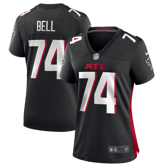 Women's Nike Travis Bell  Black Atlanta Falcons Team Game Jersey