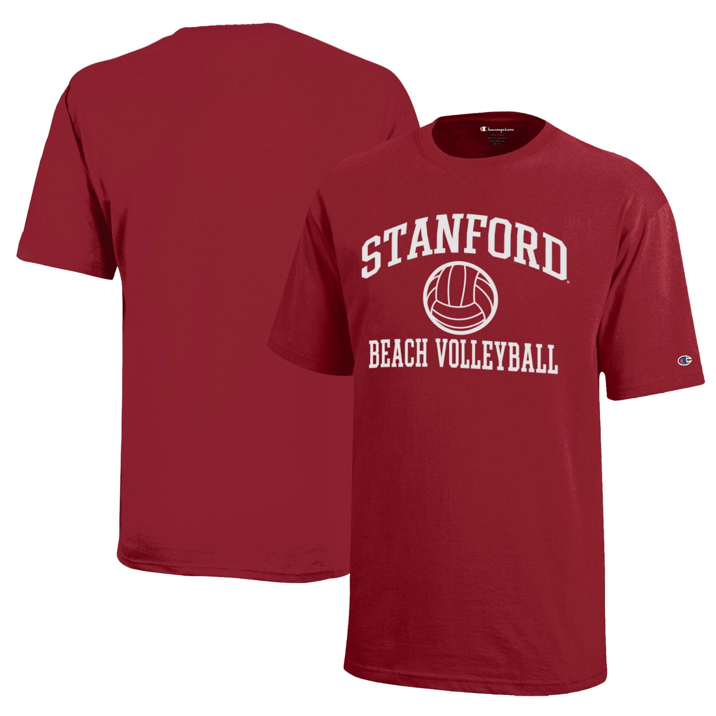 Youth Champion Cardinal Stanford Cardinal Beach Volleyball Icon Jersey T-Shirt