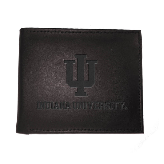 Black Indiana Hoosiers Hybrid Bi-Fold Wallet