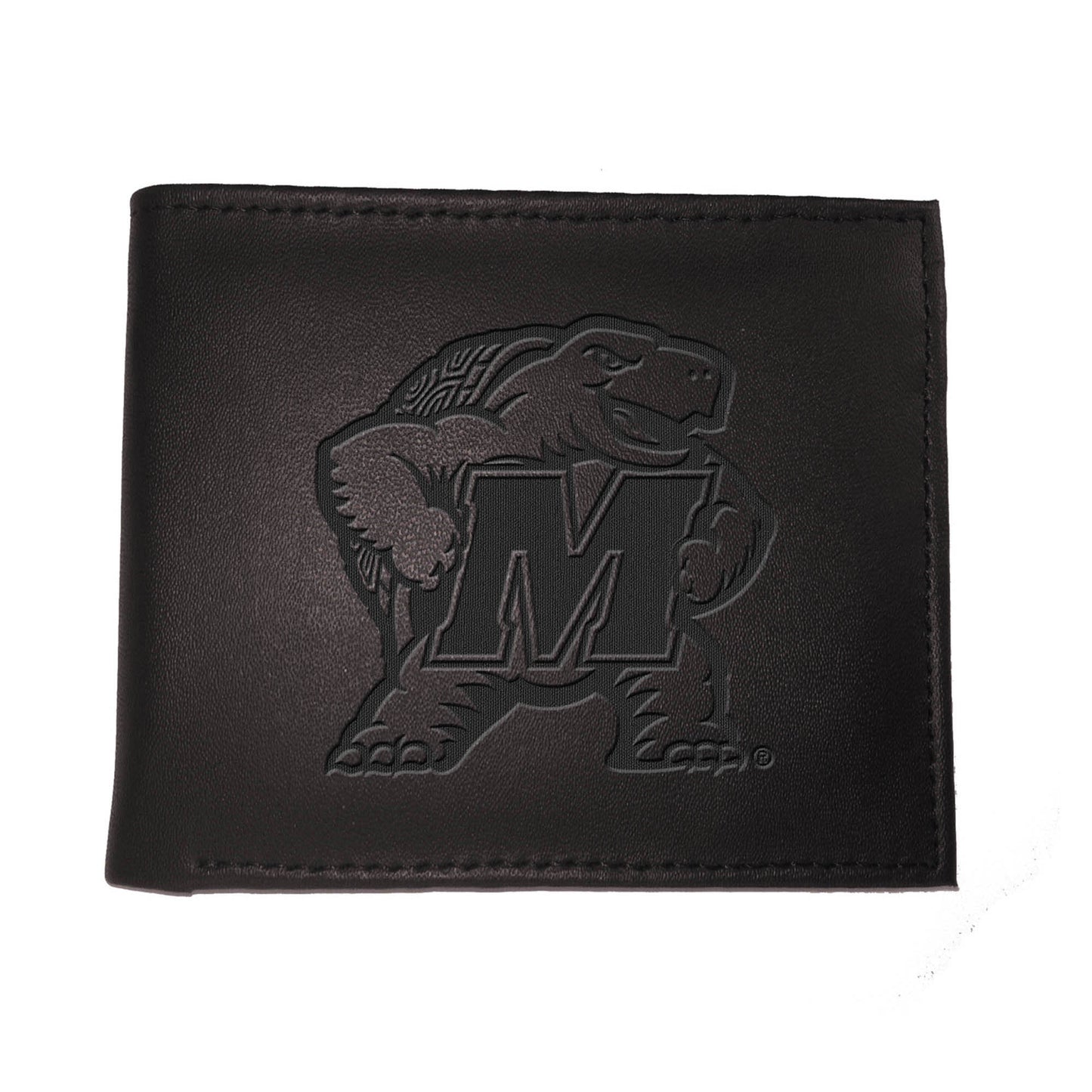 Black Maryland Terrapins Hybrid Bi-Fold Wallet