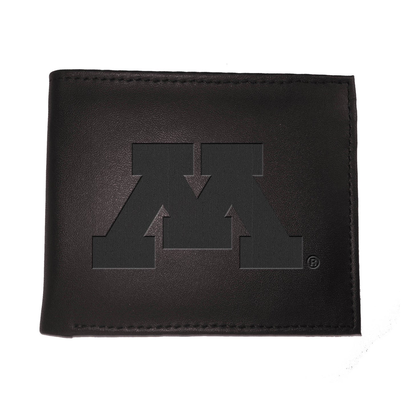 Black Minnesota Golden Gophers Hybrid Bi-Fold Wallet