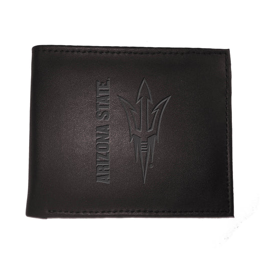 Black Arizona State Sun Devils Hybrid Bi-Fold Wallet