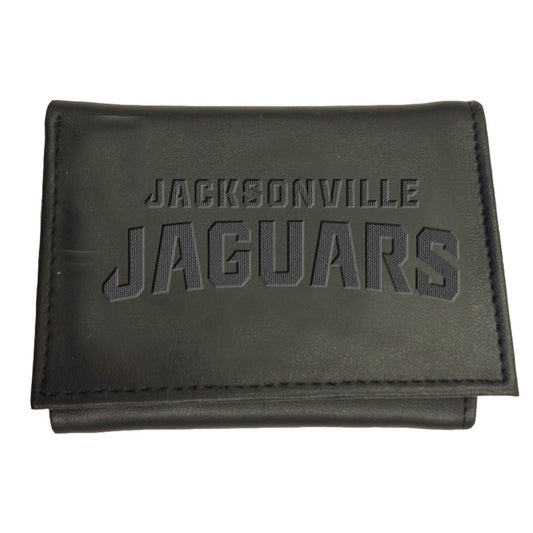 Black Jacksonville Jaguars Hybrid Tri-Fold Wallet