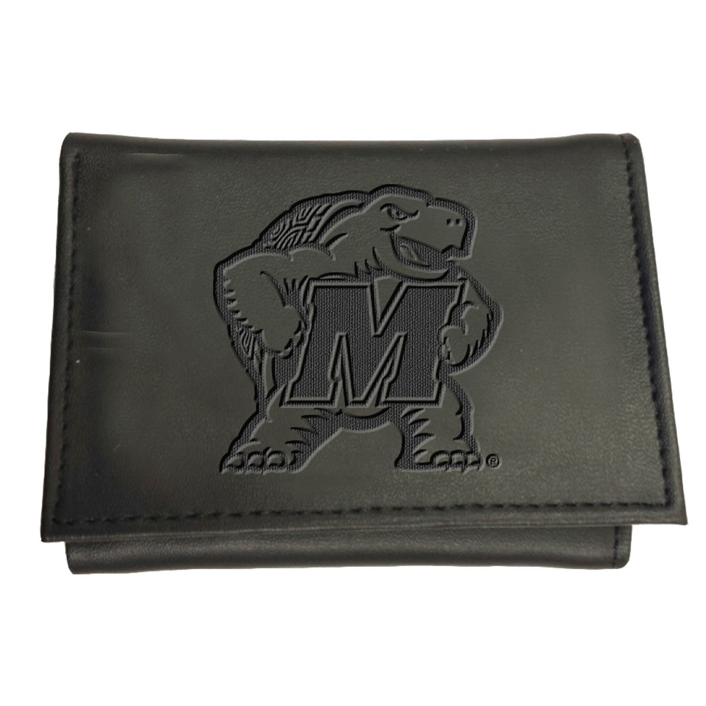 Black Maryland Terrapins Hybrid Tri-Fold Wallet