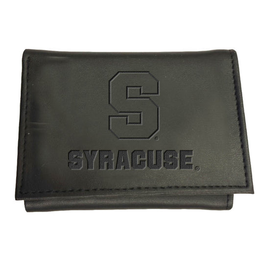 Black Syracuse Orange Hybrid Tri-Fold Wallet