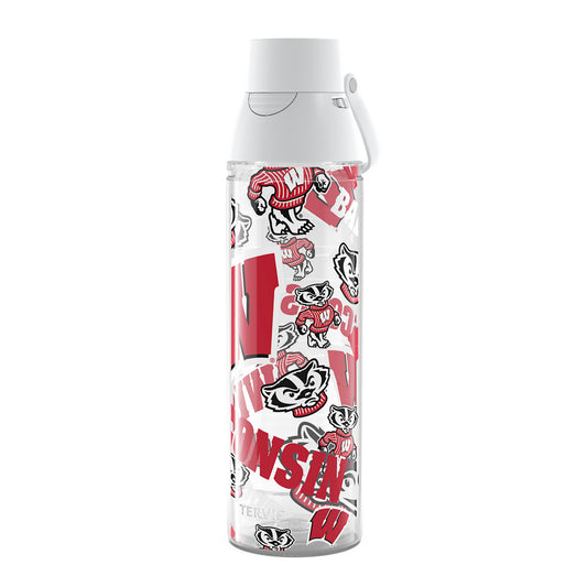 Tervis Wisconsin Badgers 24oz. Allover Venture Lite Water Bottle