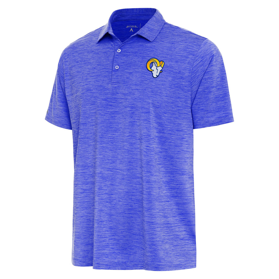 Men's Antigua  Heather Royal Los Angeles Rams Layout Polo