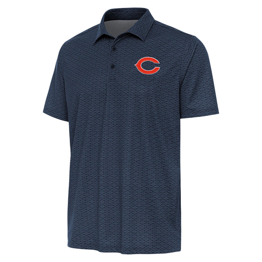 Men's Antigua  Navy Chicago Bears Relic Polo
