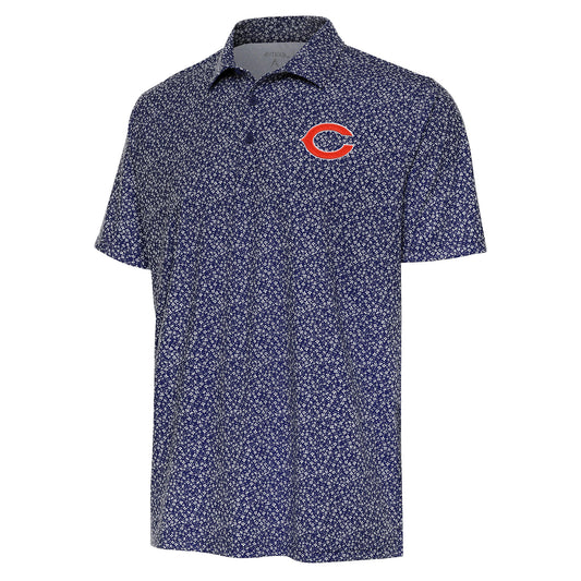 Men's Antigua  Navy Chicago Bears Terrace Polo