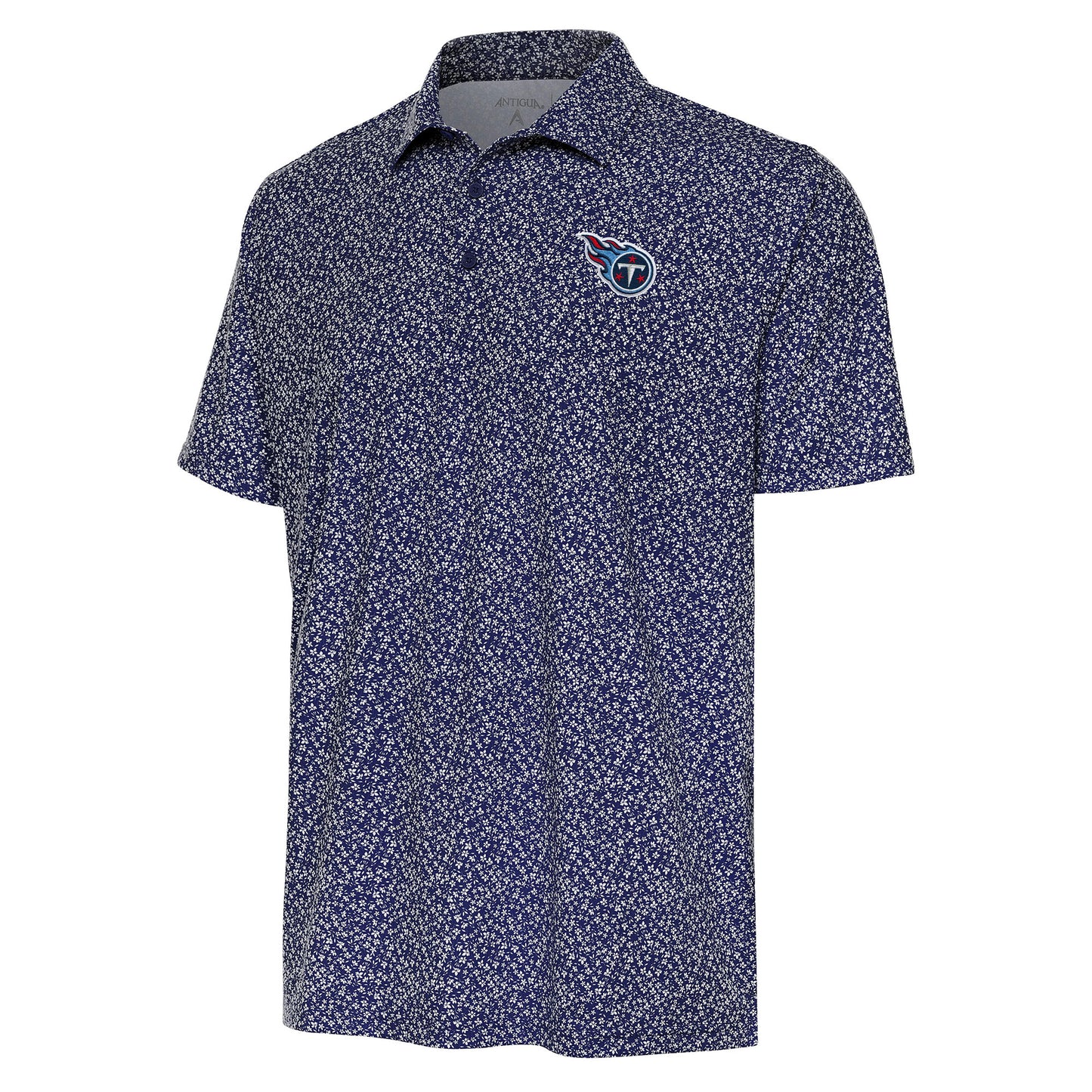 Men's Antigua  Navy Tennessee Titans Terrace Polo