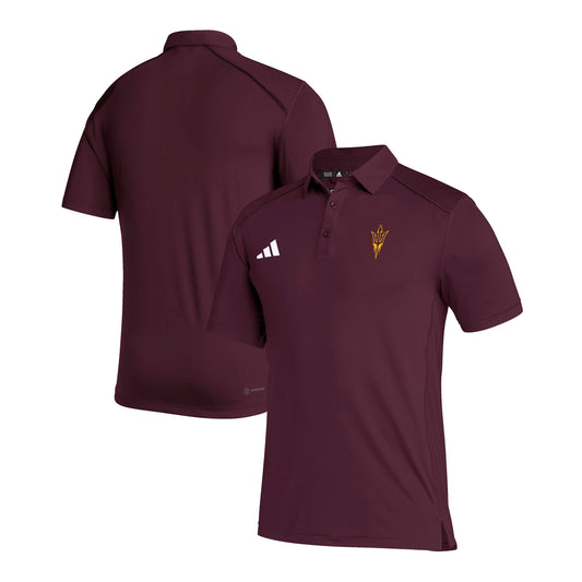 Men's adidas  Maroon Arizona State Sun Devils Performance Classic Polo