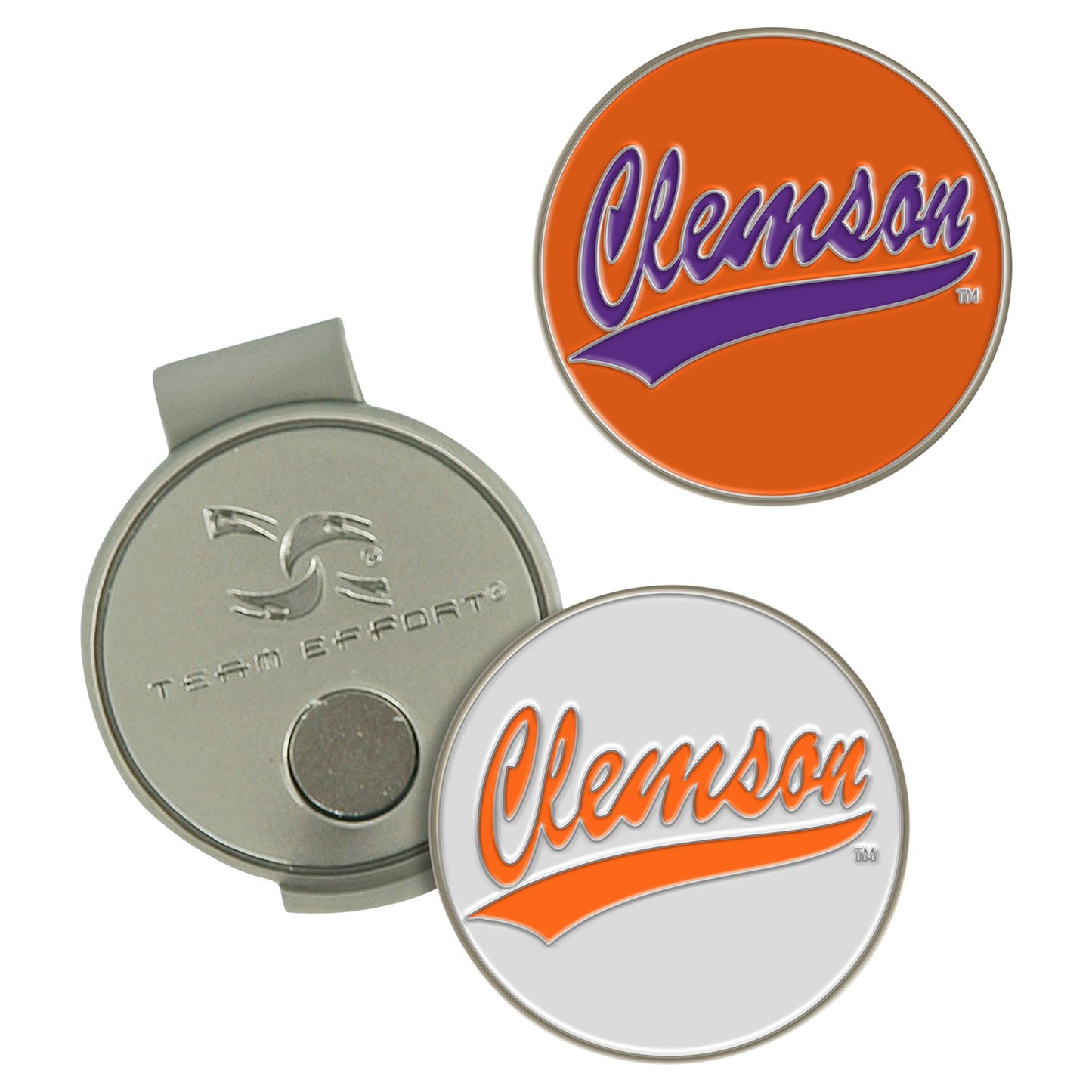 WinCraft Clemson Tigers Hat Clip & Ball Marker Set