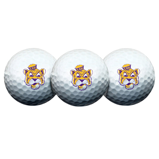 WinCraft LSU Tigers 3-Pack Golf Ball Set