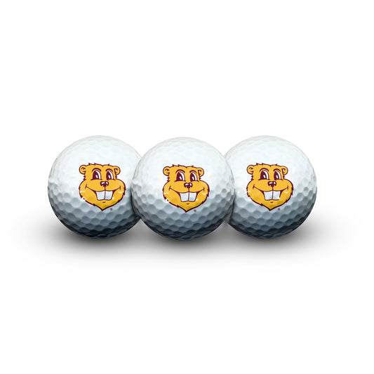 WinCraft Minnesota Golden Gophers 3-Pack Golf Ball Set