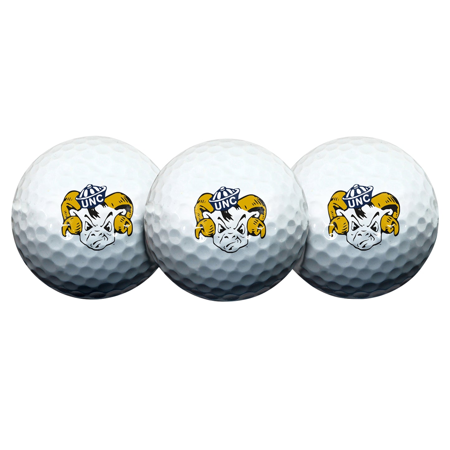 WinCraft North Carolina Tar Heels 3-Pack Golf Ball Set